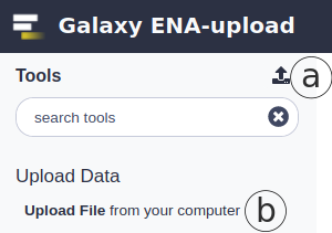 Uploading files In Galaxy